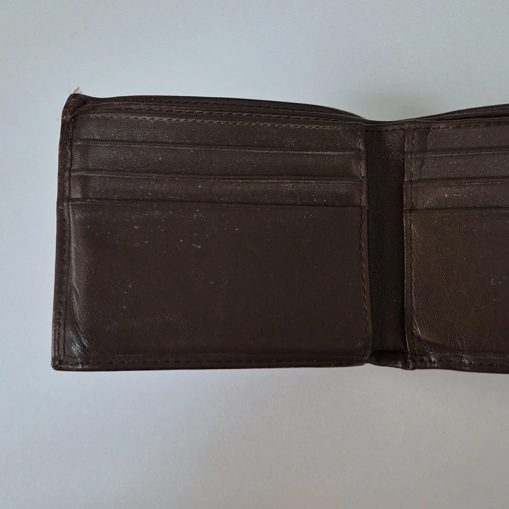 Brown Leather Ralph Lauren Men's Wallet